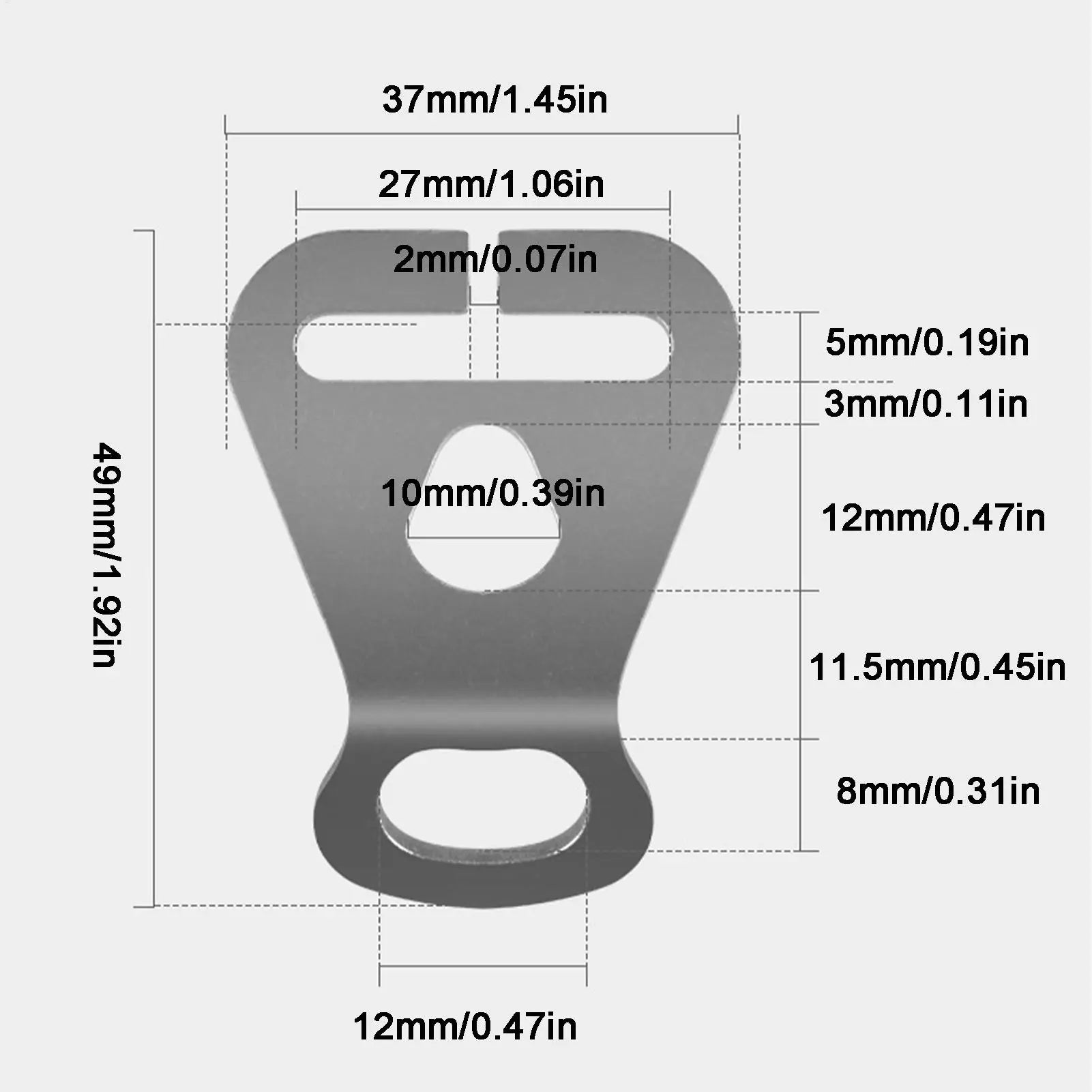 Guyline Tension Adjusters Stainless Steel Camping Tensioner