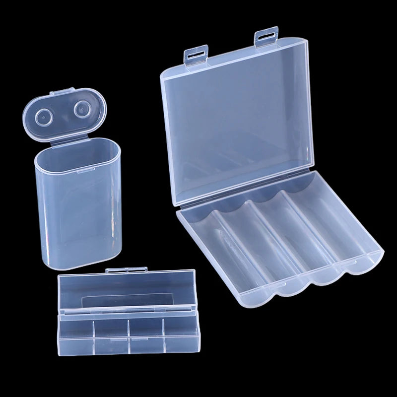 1/3PCS 1 Section/2 Section/4 Section/8 Section 21700 Battery Anti Fall Protection Box 21700 Battery PP Plastic Storage Box Zpaxo