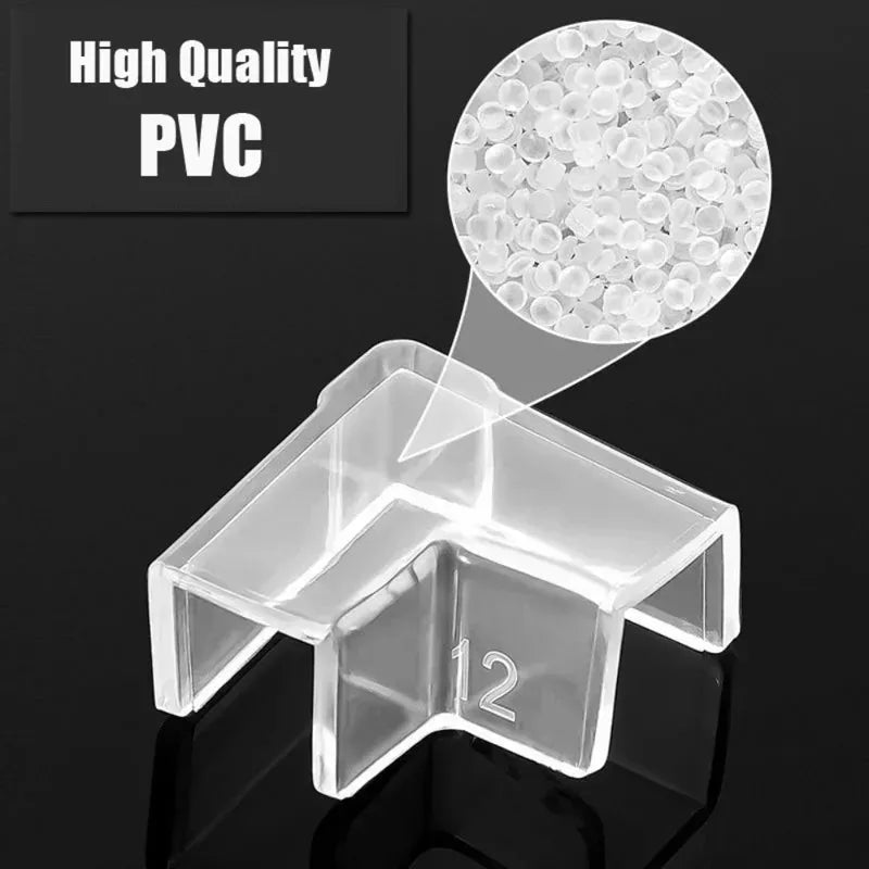 Transparent Silicone Fish Tank Corner Protectors Adhesive-free