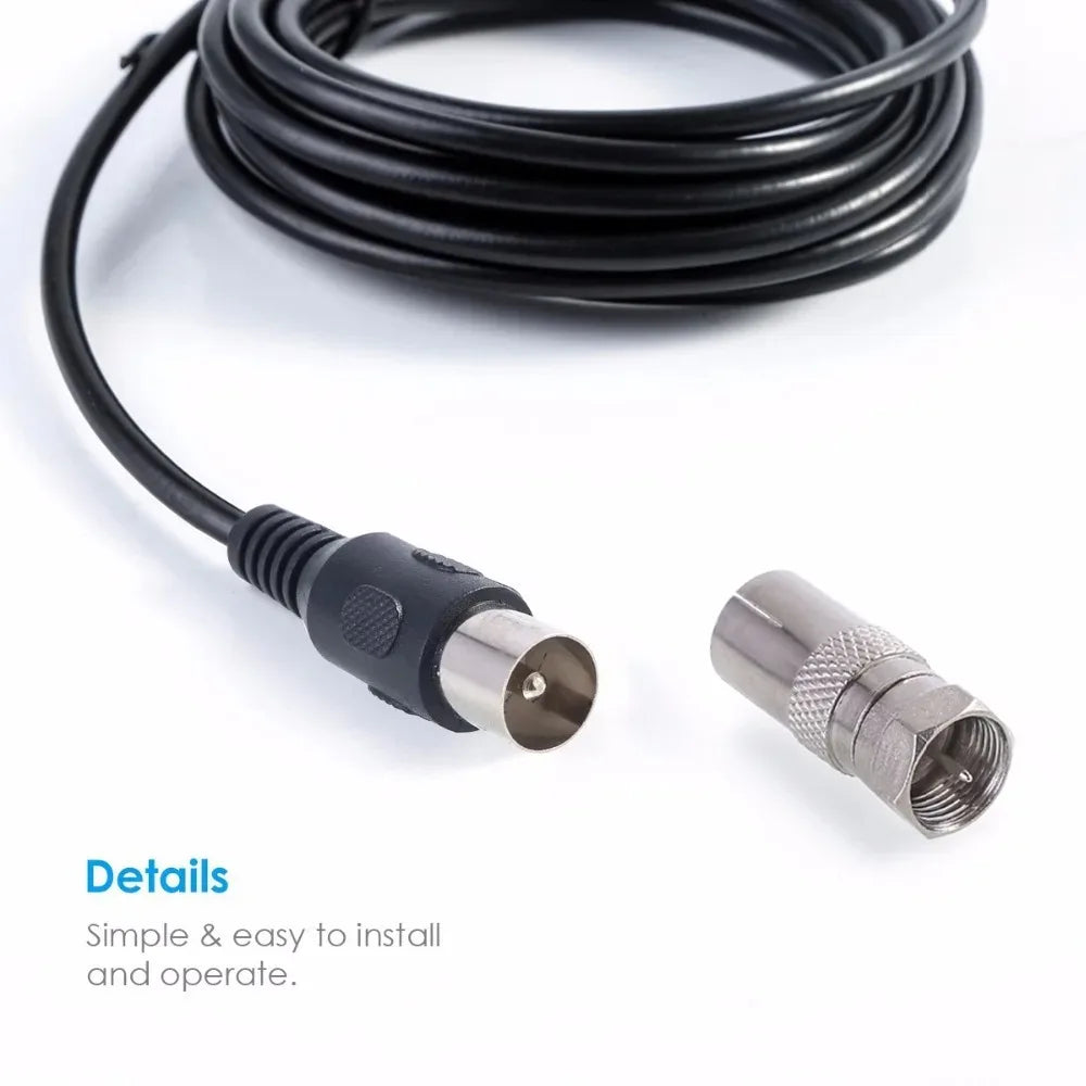 New Digital Tv Antenna Receiver Indoor and Outdoor High-Definition Digital Terrestrial Wave Hdtv Tv Antenna Supports Multiple Co Zpaxo