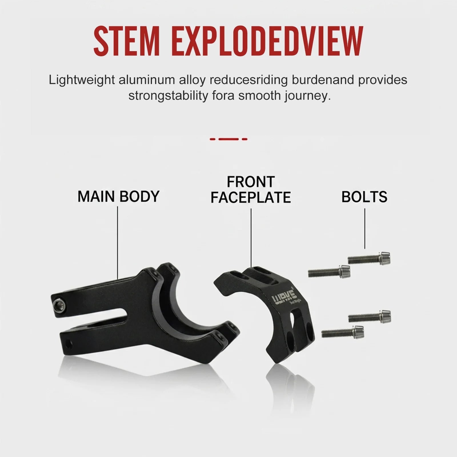Mountain Bike Stem Ultra-light CNC Aluminum Alloy Short MTB Fits All