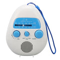 AM FM Shower Radio Waterproof Portable ABS Bathroom Built Speaker