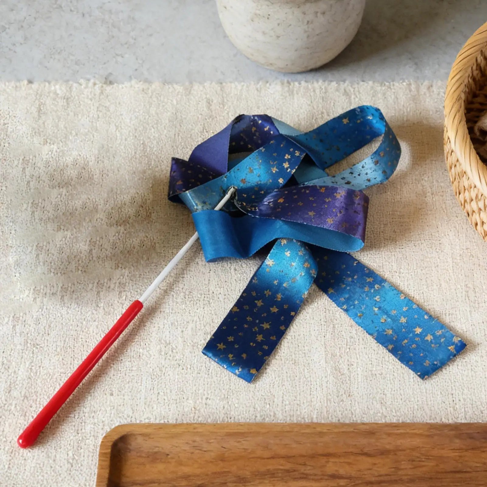 Ribbon Dancing Wands Long Twirling Sparkly Gradient Streamers