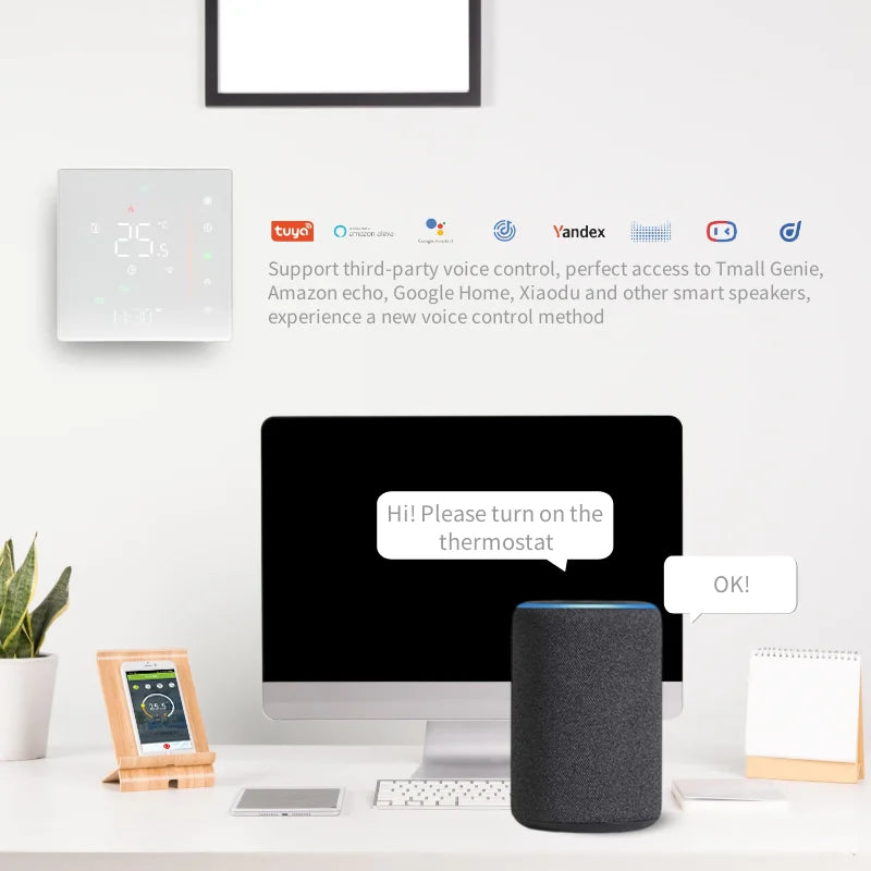 Wifi Heating Thermostat Warm Floor Gas Boiler Digital Temperature Controller 220V Tuya Smart Life Alexa Google Home Assistant Zpaxo
