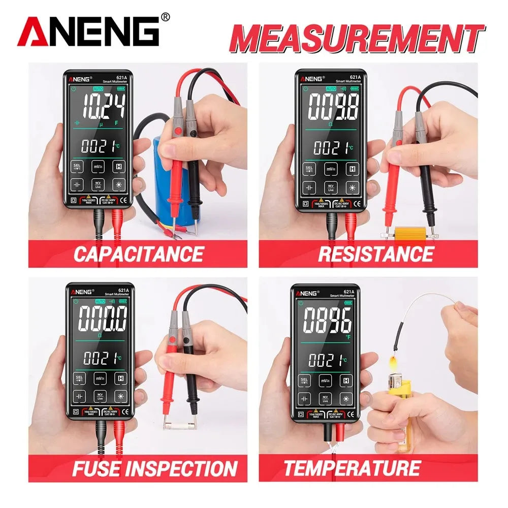 Digital Multimeter ANENG 621A Smart 9000 Counts AC DC Voltage Current