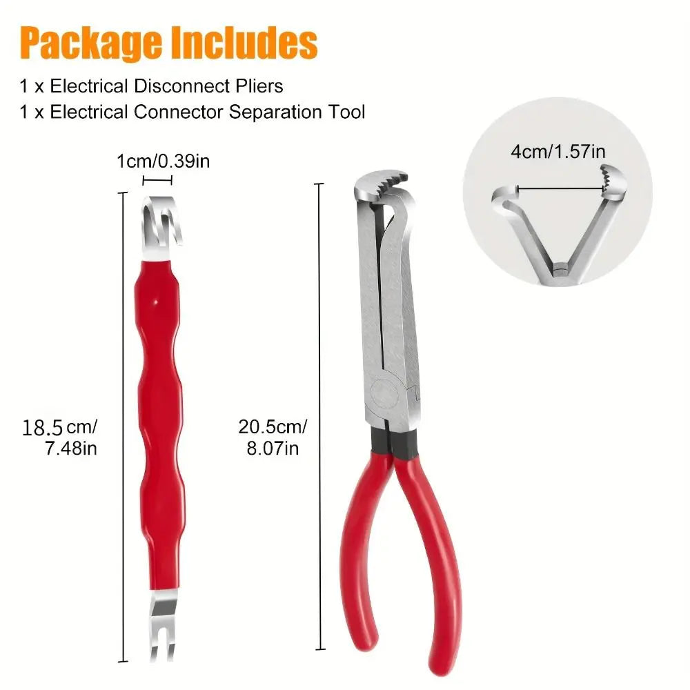 Bendable Head Electrical Disconnect Pliers Straight Multi-function Zpaxo