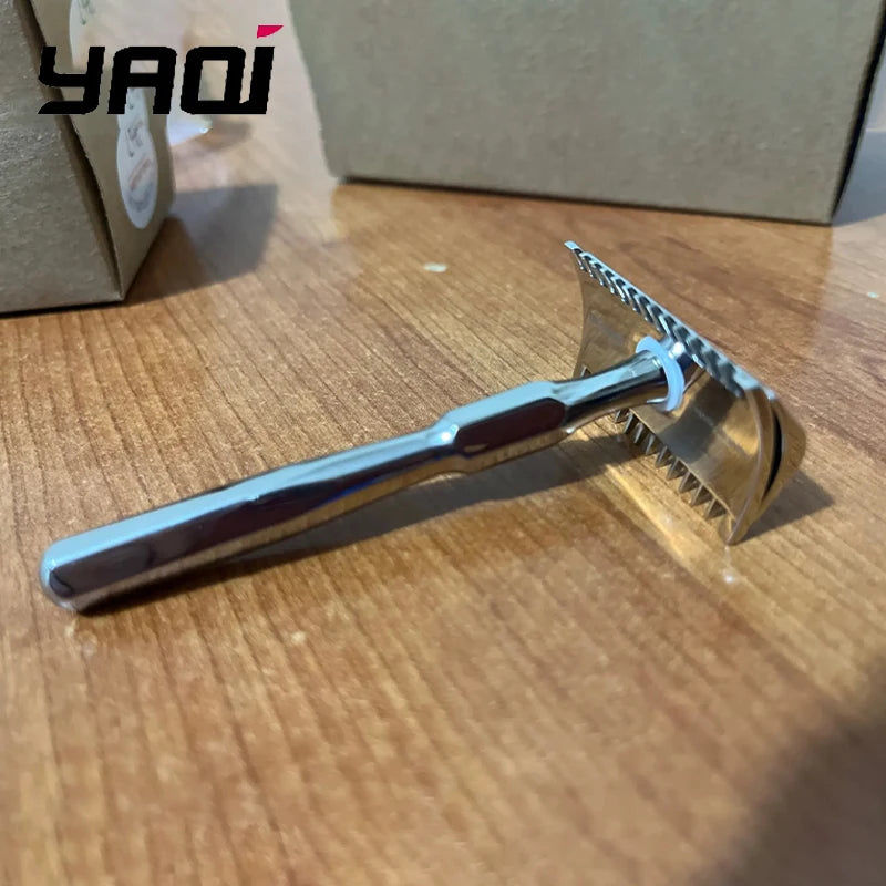 Yaqi Pagoda Mirabilis Stainless Steel Safety Razor for Men Safety Razor Zpaxo