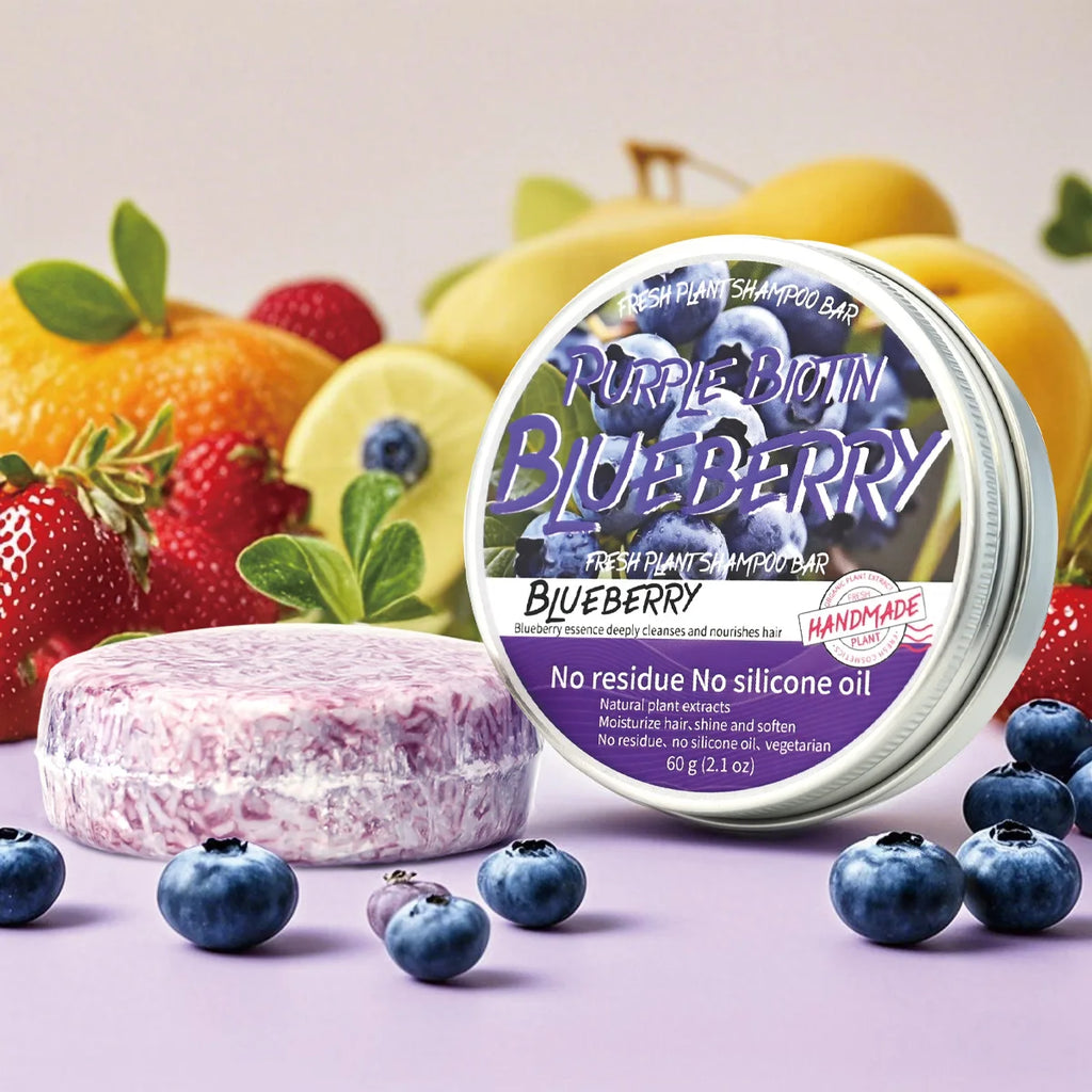Cherry Glycerin Shampoo Bar – Silicone-Free Plant-Based 60g Solid Shampoo Bar Zpaxo