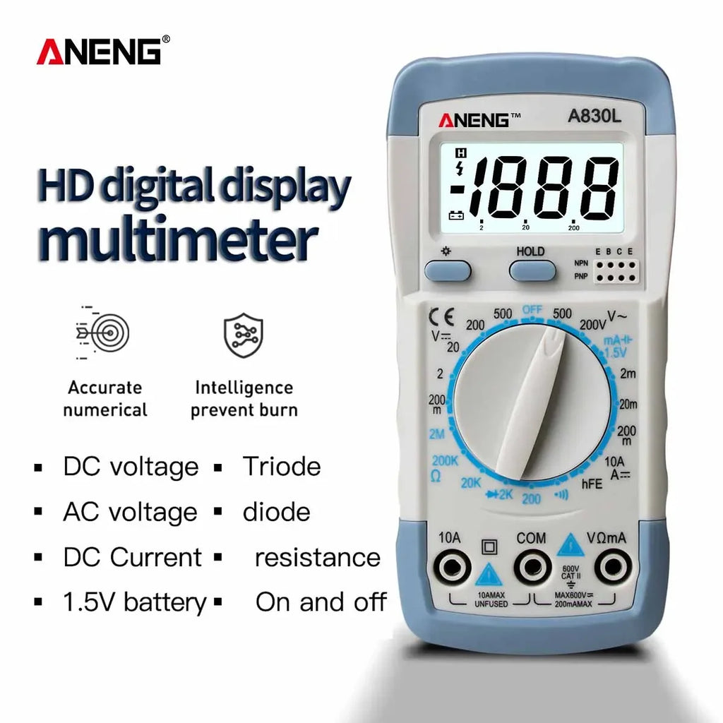 ANENG A830L Profesional 1999 AC DC Voltage Current Tester Lcr Meter
