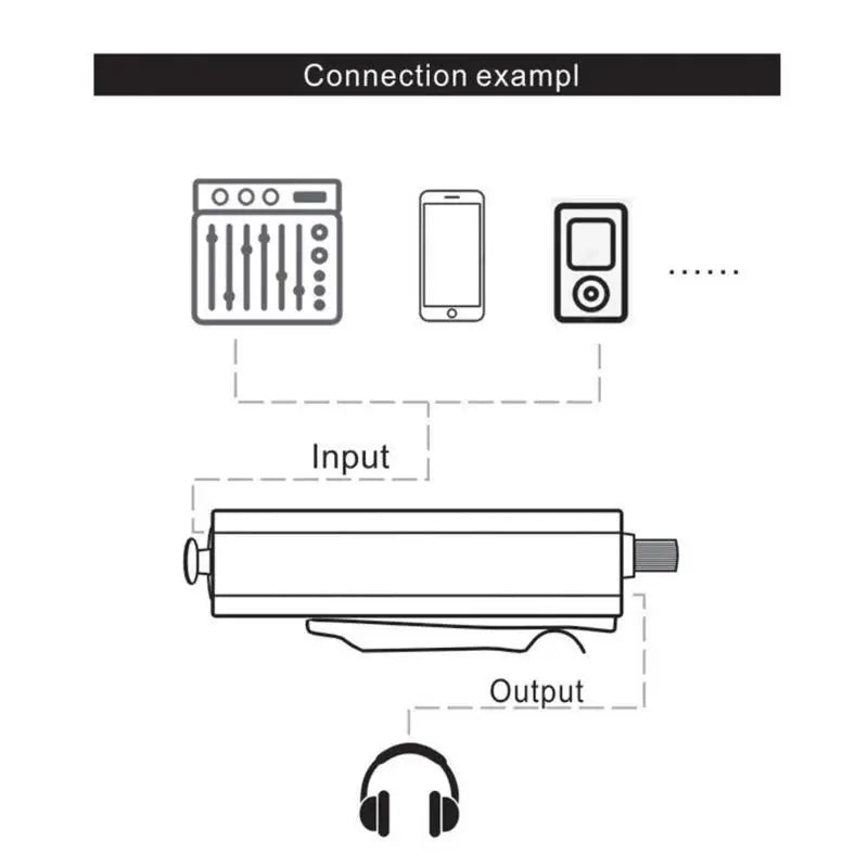 652F Professional XLRto Headphone Amplifier Converter Hifi Earphone Zpaxo