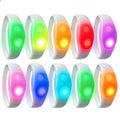 20 30 50 70 Music Sound Activated LED Bracelet Light Up Glow Dark