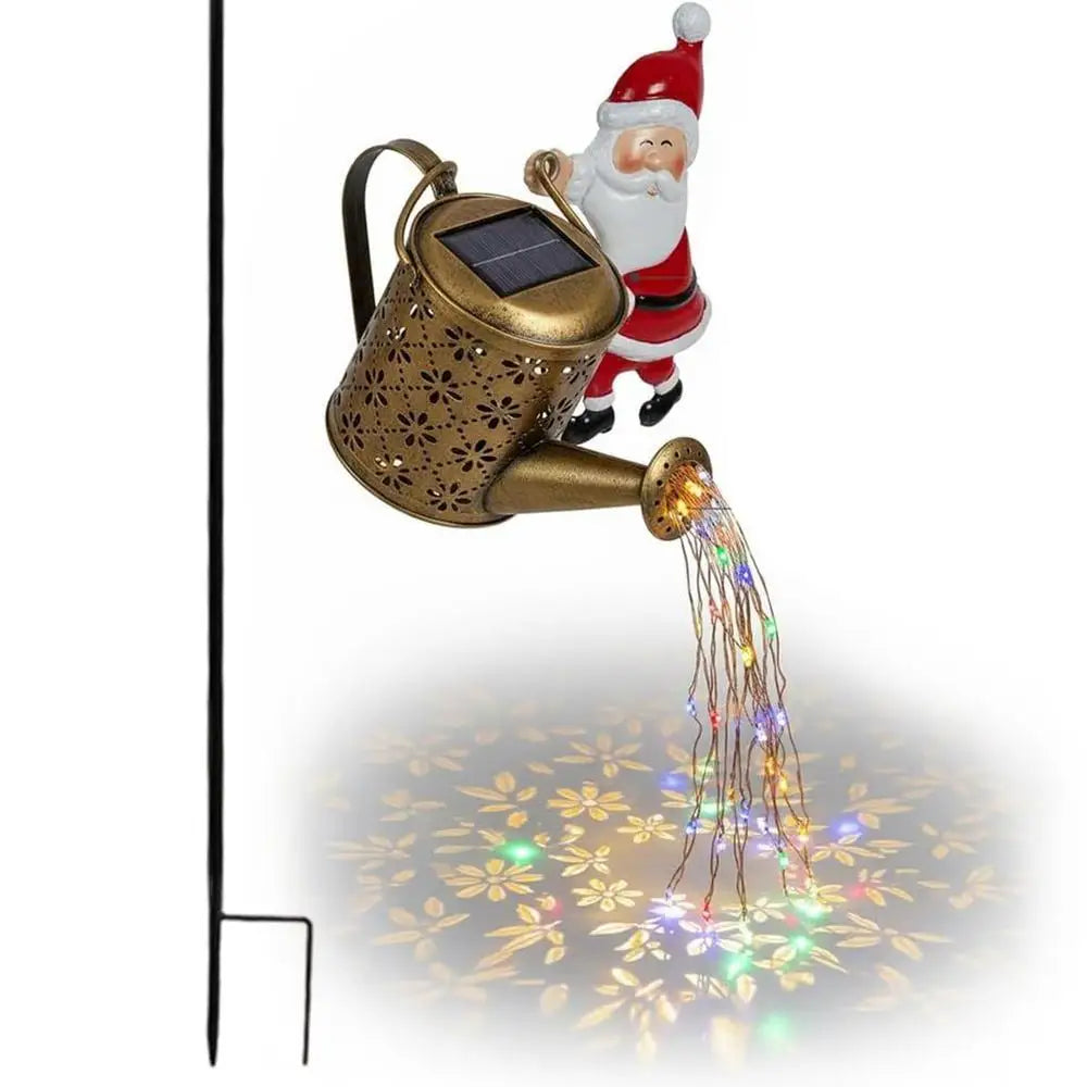 Christmas Solar Kettle Lights LED Waterproof Vintage Lamp Watering Zpaxo Colorful China Mainland