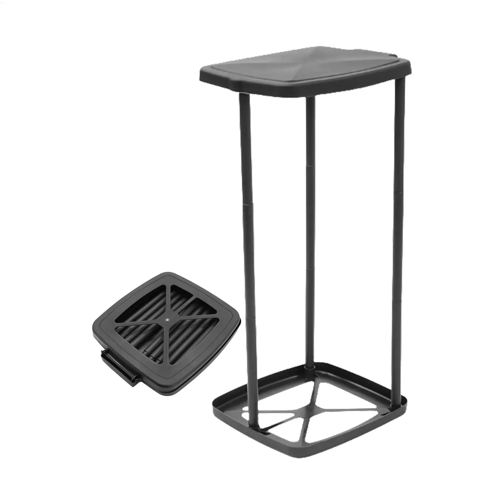 Portable Trash Bag Holder Rubbish Bin Stand Telescopic Garbage