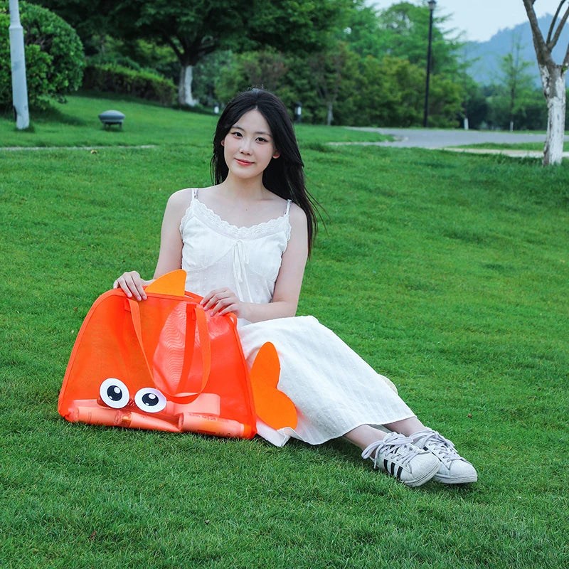 Summer Travel Beach Bag Children's Cartoon Toy Storage Swimsuit Big
