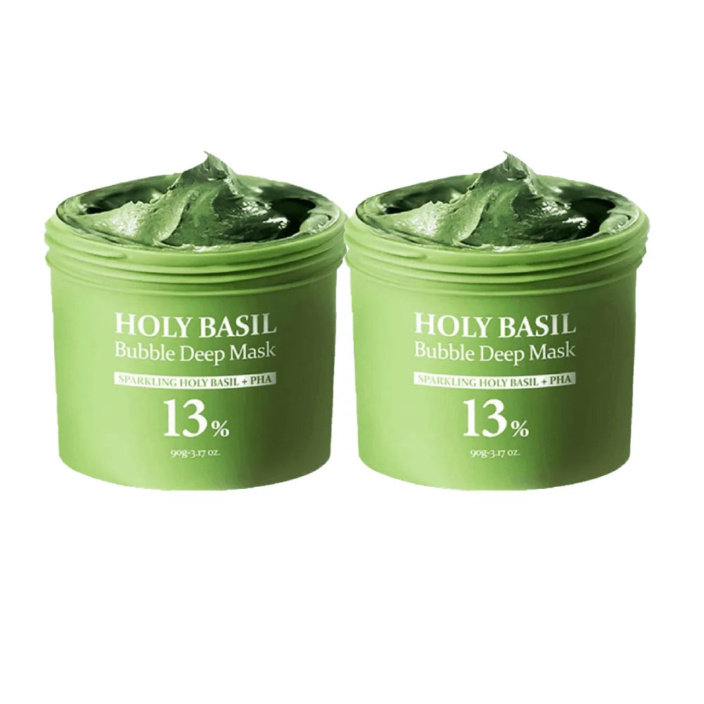 Holy Basil Sparkling Bubble Mask – Blackhead & Pore Minimizer Bubble Face Mask Zpaxo B