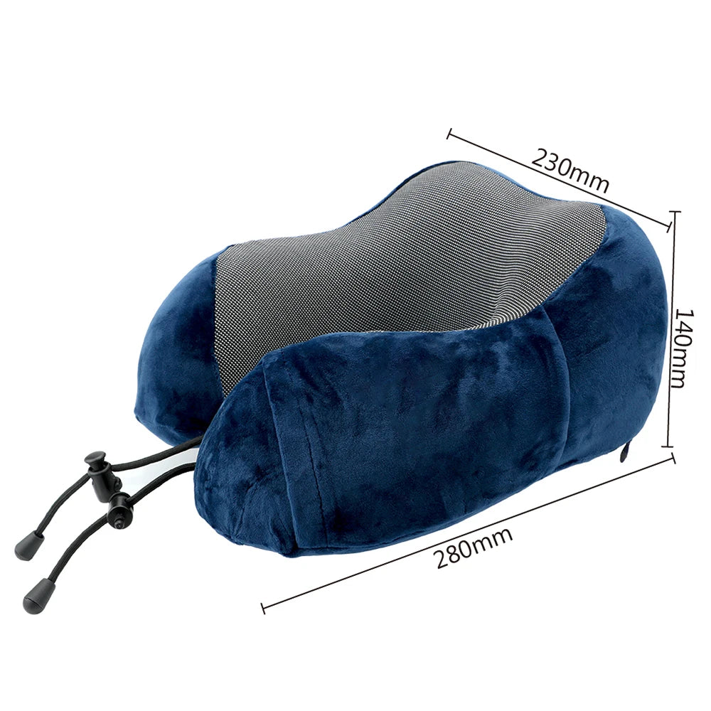 U Shaped Neck Cervical Airplane Pillow Soft Travel Healthcare Cushion Zpaxo