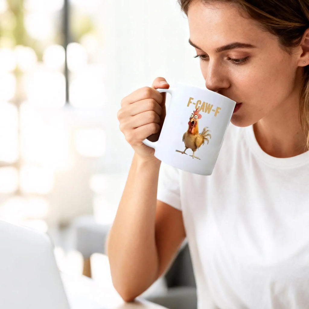 Chicken Mug Animal Themed Ceramic Tea Cups Microwave Dishwasher Safe
