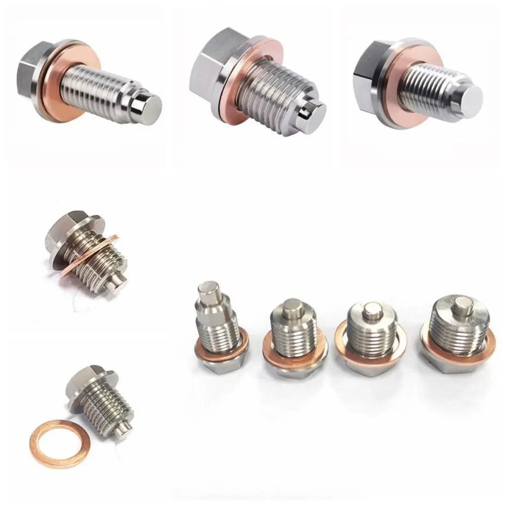 M12 M16 M18 M20 Oil Drain Plug Stainless Steel Neodymium Magnet Pan Zpaxo
