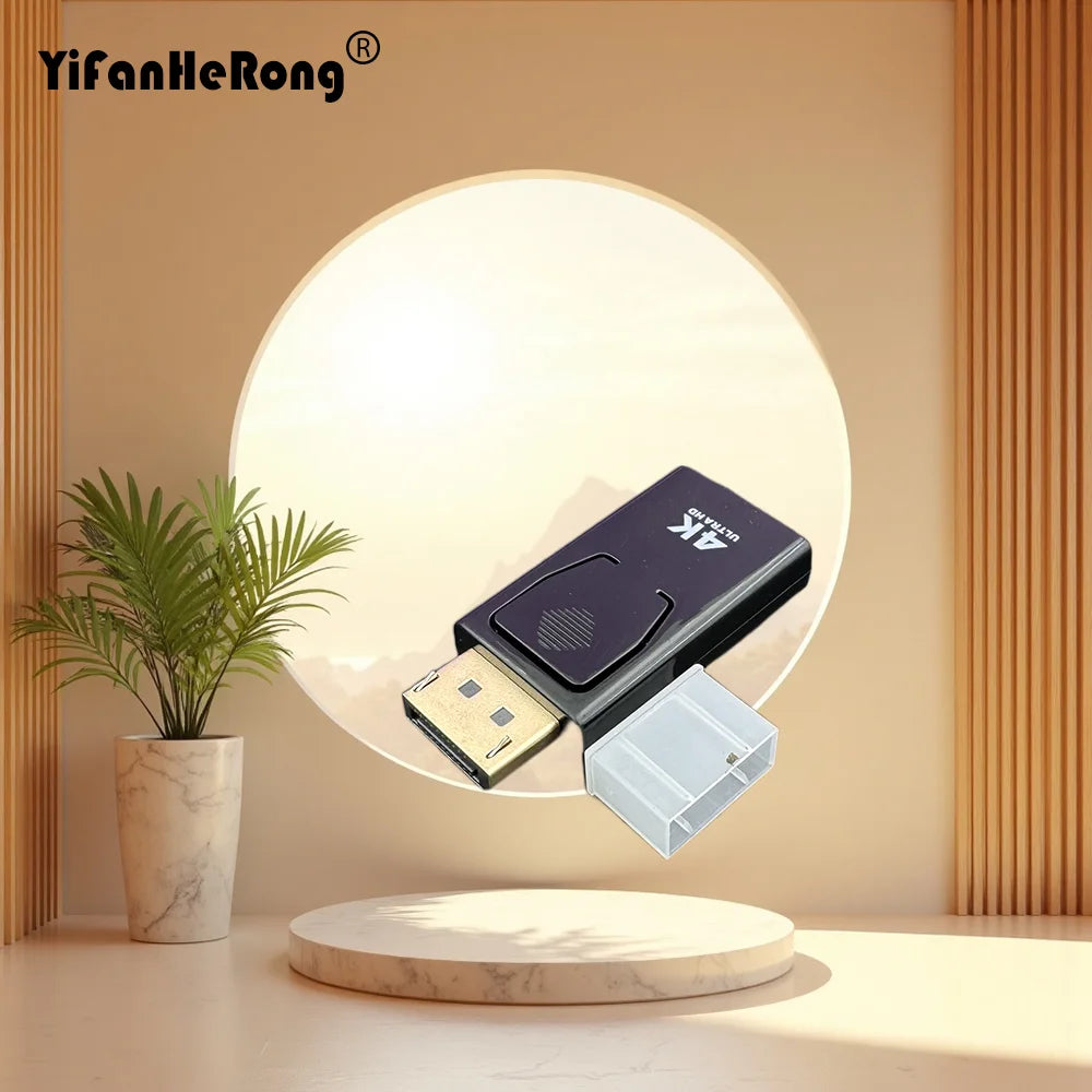 1080P 4K Display Port DP to HDMI-Compatible Male Female Adapter Converter for HDTV PC Support 4K Ultra HD Video Audio Connector Zpaxo