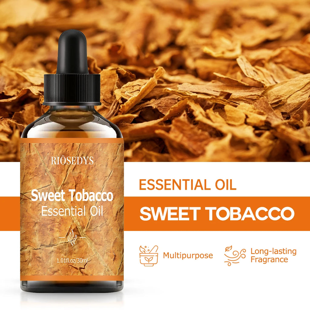 SWEET TOBACCO essential oil natural fragrance, is suitable for body massage treatments ,hair care anddiffuser Zpaxo