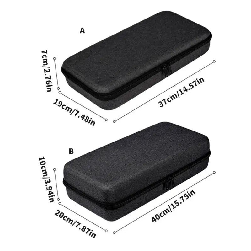 652F Wireless Keyboards Mouse Travel Case 68 Keys Ergonomic Storage Zpaxo