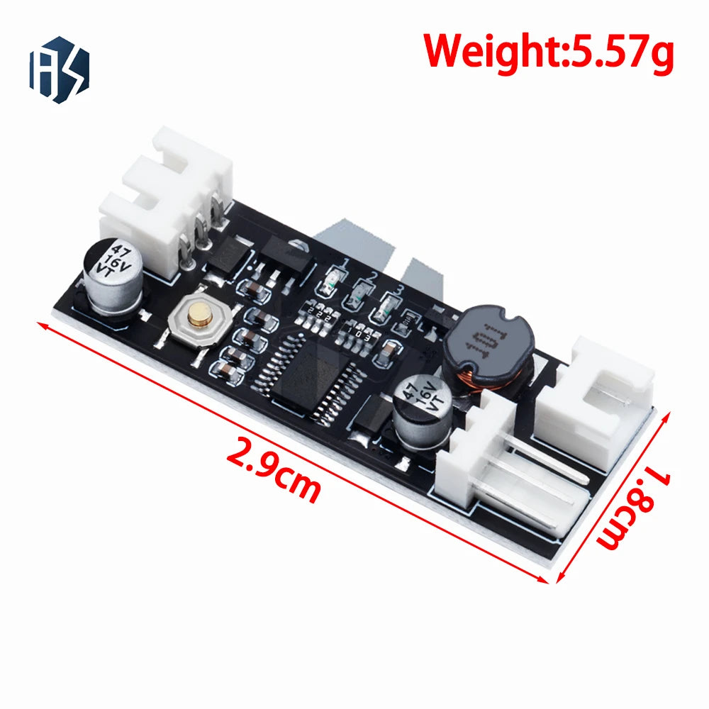 Single 12V 0 8A DC PWM 2-3 Wire Fan Temperature Control Speed Zpaxo