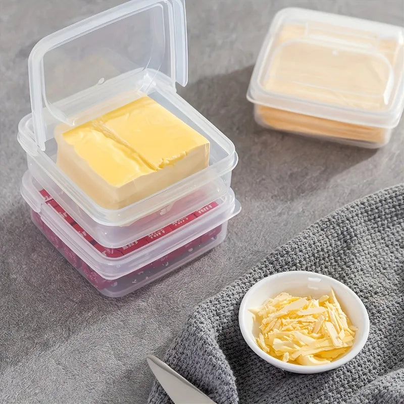 Refrigerator Cheese&butter Storage Box Flip-top Lid Food-grade