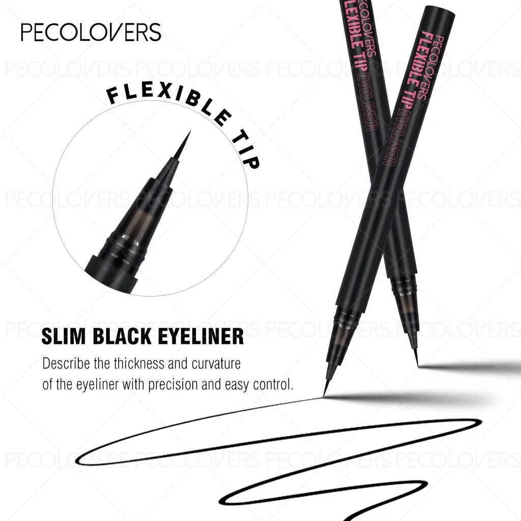 1PC Black Eyeliner Pencil, Long Lasting，Smudge Proof & Waterproof，Easy to Use, Portable, Ideal Gift for Flawless Eye Makeup Zpaxo