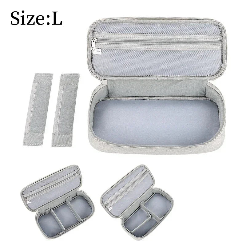 Large Size Travel Organizer Bag Cable Storage Organizers Pouch Carry Case Portable Waterproof Storage Bags for Cable Cord Zpaxo