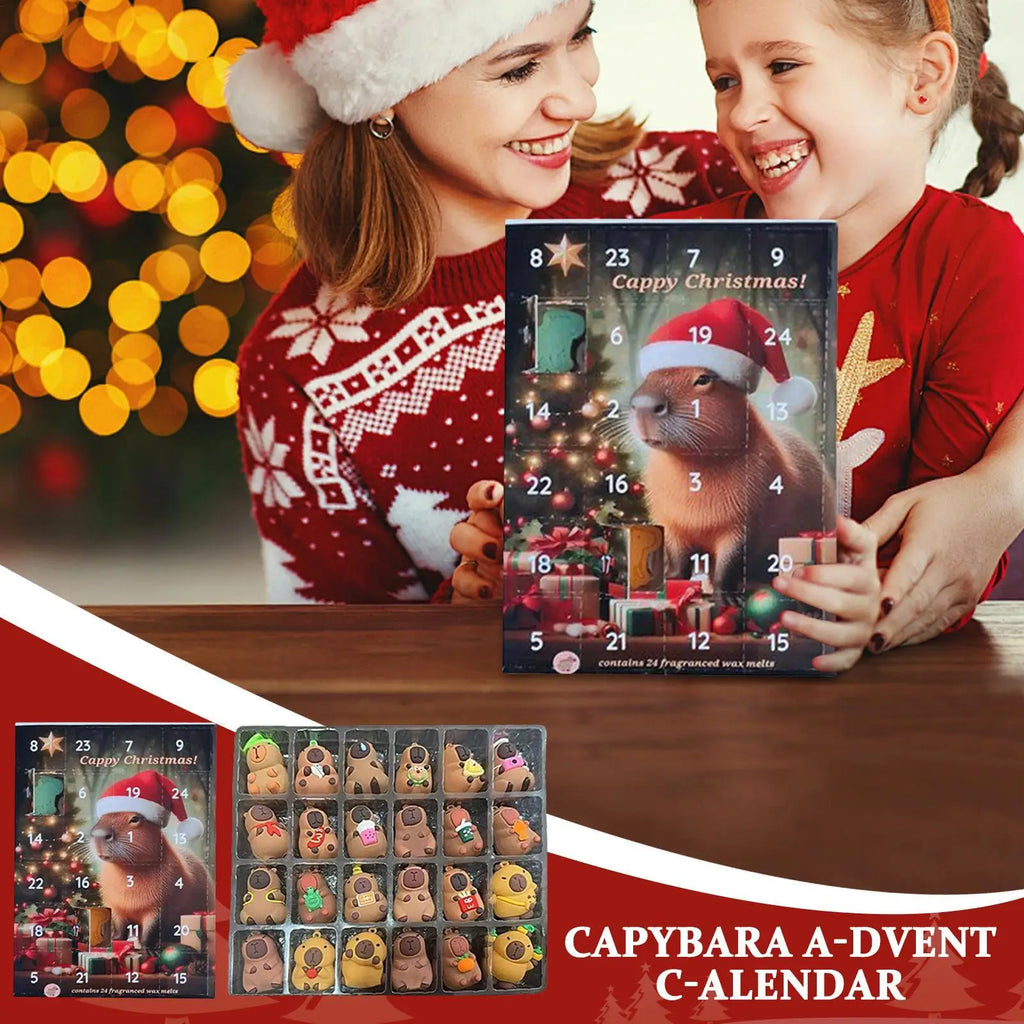 2025 Capybara Advent Calendar 24 Days Christmas Countdown Toy
