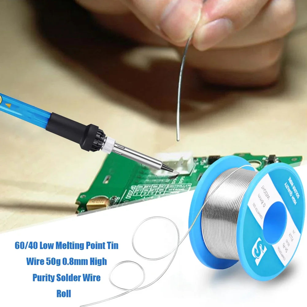 60 40 Purity Solder Wire Roll Low Melting Point Soldering Core Tin