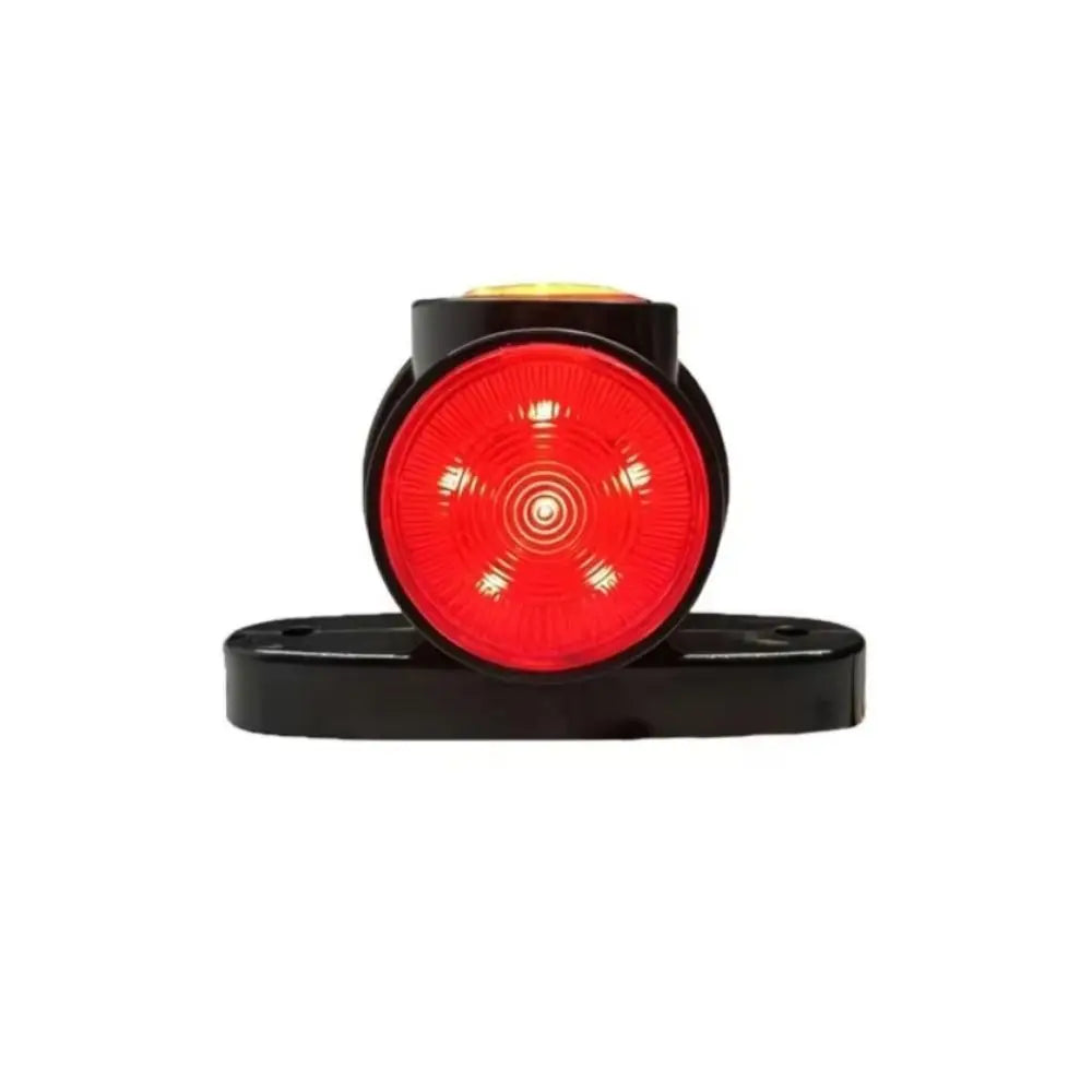 2 PCS Small Red Yellow LED Tail Light 12V 24V Waterproof Side Marker Lighting Taillight Car Outline Marker Light Van Zpaxo