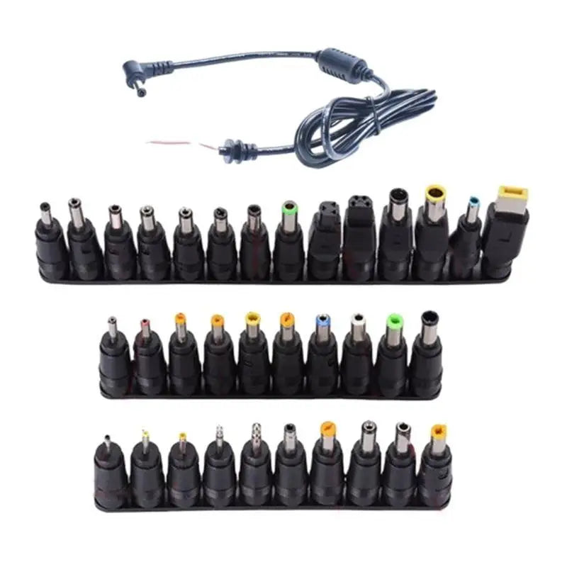 652F DC5.5x2.1 Laptops Power Adapter for Laptops Power Charging with 34PCS Barrels Plugs Zpaxo