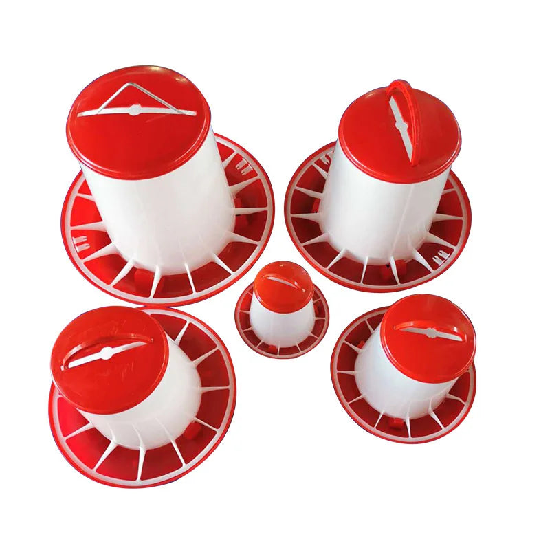 1 3 Automatic Chicken Feeder Bucket Rooster Hen Feeding Device Farm