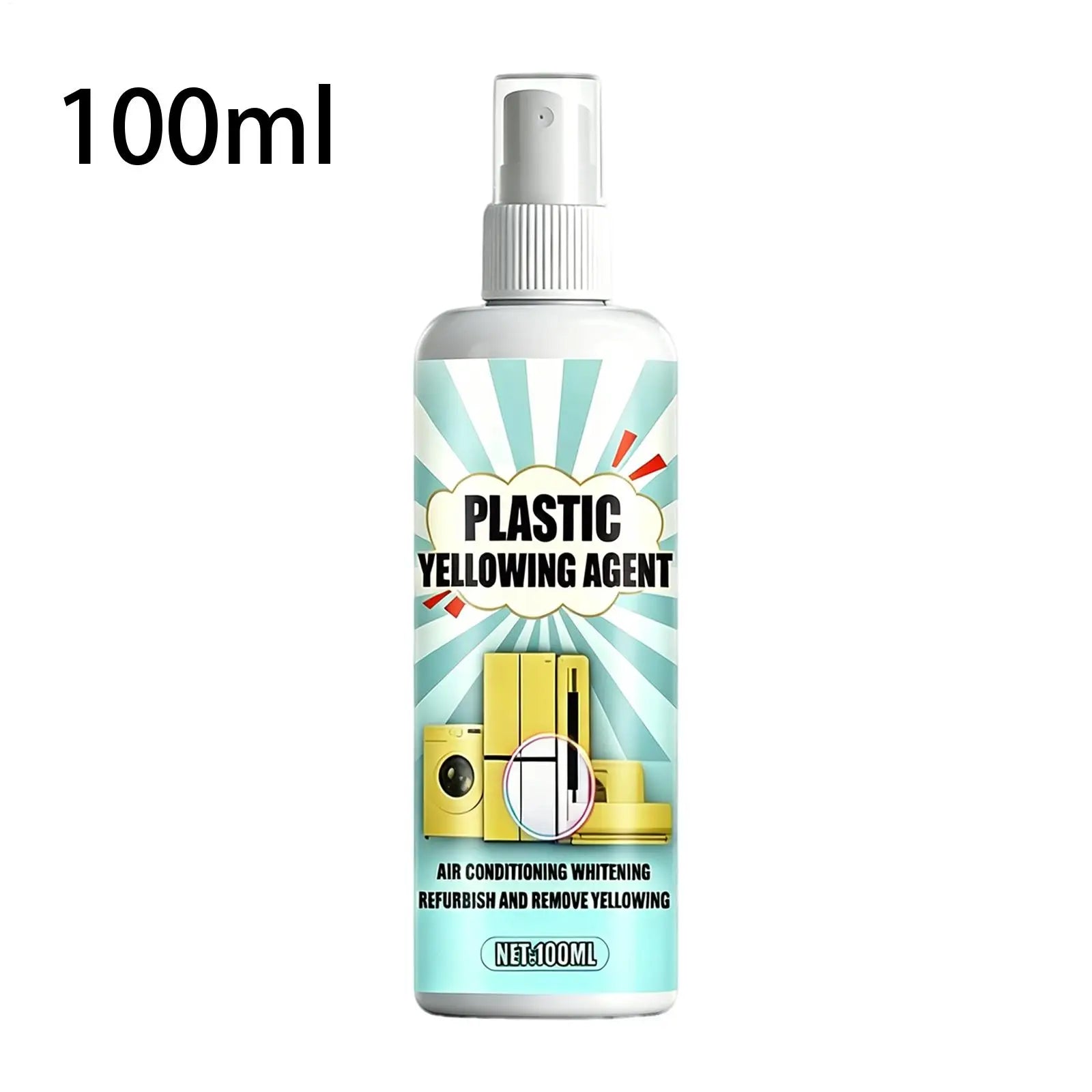 ABS Yellowing Remover 100ml – Restore Plastics & Appliances Plastic Restoration Agent Zpaxo