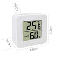 Digital Thermometer Hygrometer Indoor Mini Temperature LCD Electronic Monitor Hygrometer Outdoor Room Thermometer Zpaxo 1PCS-StyleA
