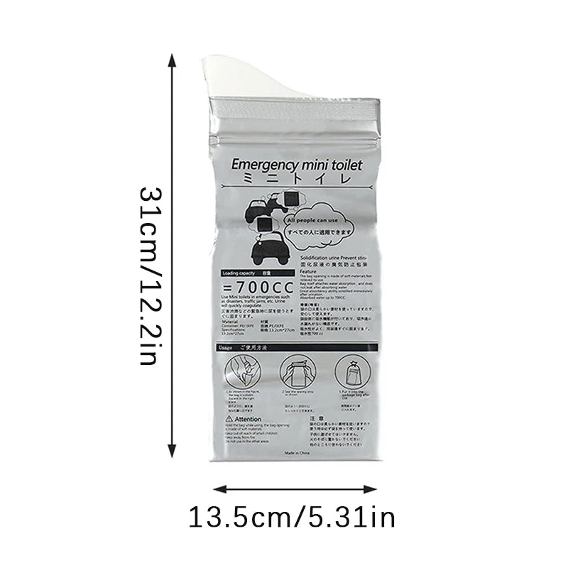 Women Disposable Urinals Emergency Portable Car Urine Bag Vomit Bags Zpaxo