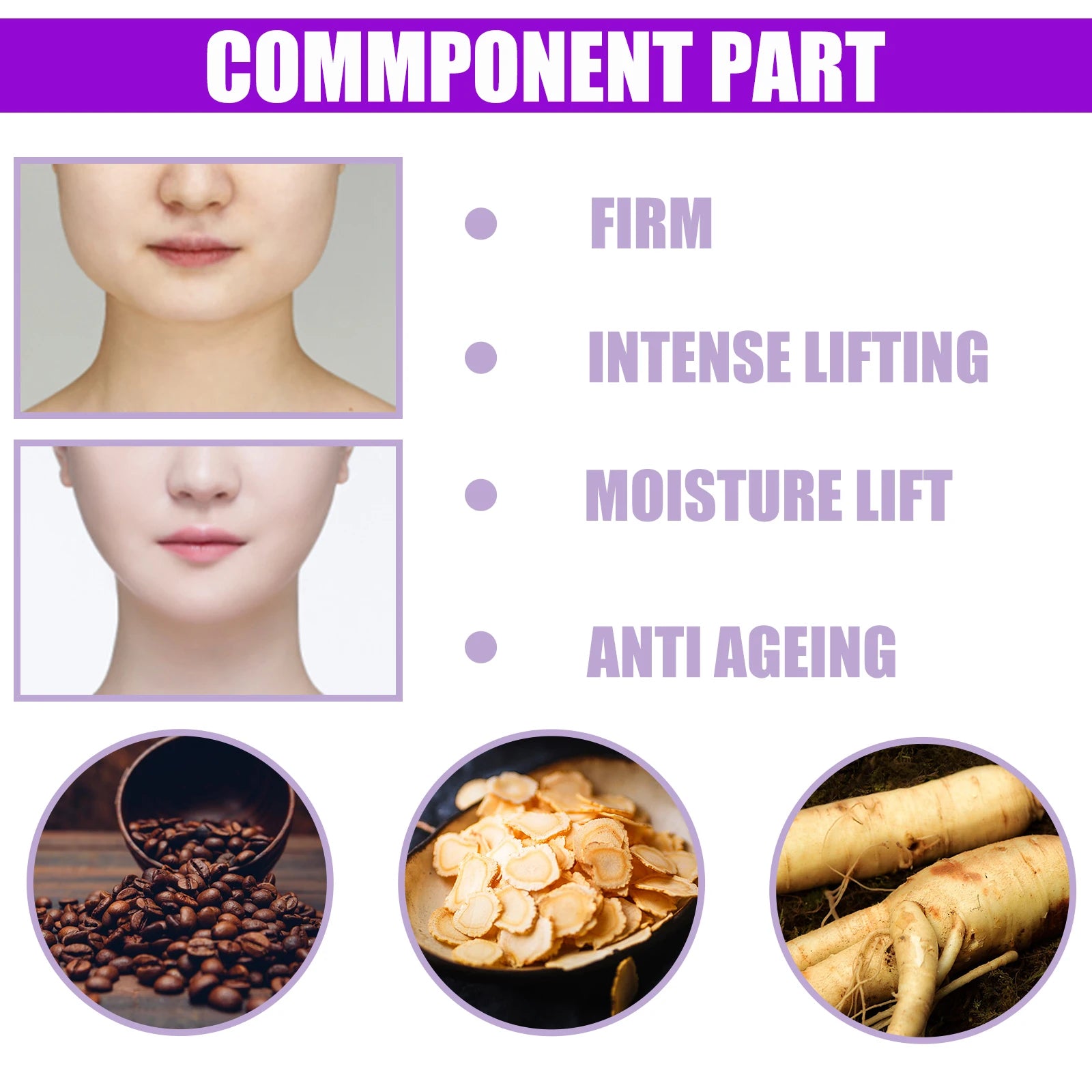 Jaysuing V-Shape Face Firming & Slimming Cream 30g Face Firming Cream Zpaxo