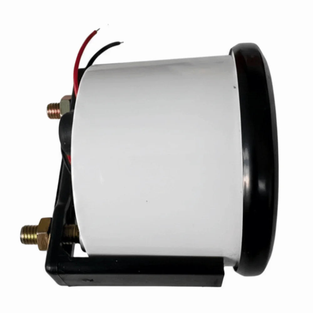 Waterproof 2" 52mm Fuel Level Gauge Black Rim White LED Light Car Meter Backlight 12V Automotive Gauges Auto Zpaxo