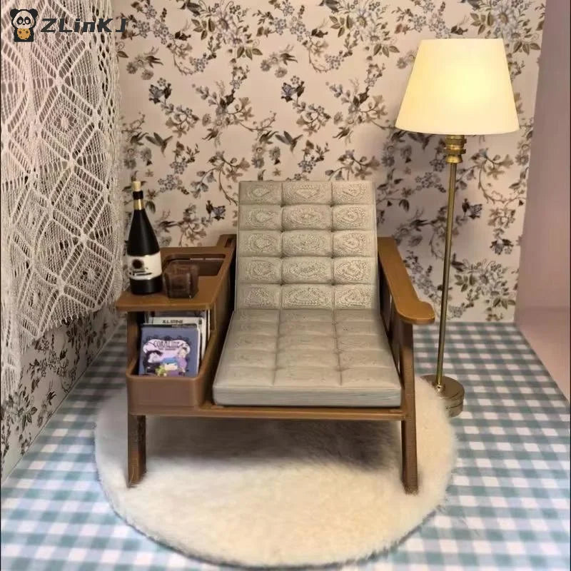 3d Printed Lounge Furniture 1 12 Scale Miniature Reading Chair Model Zpaxo