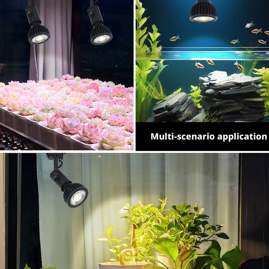 30W Full Spectrum COB LED Grow Light E27 Bulb | SHINEKNOT