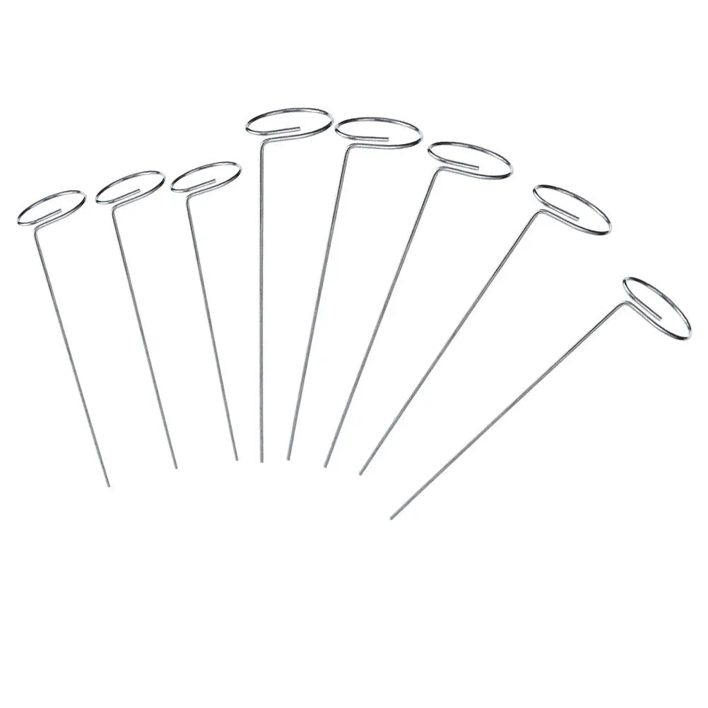 8Pcs Plant Support Stakes Iron Garden Flower Support Bracket Climbing Plant Rack for Potted Plants Tomatoes Vines Vegetables Zpaxo
