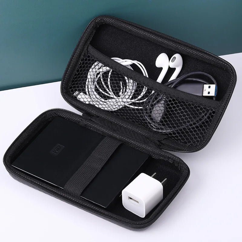 Hard Drive Portable HDD Protector Bag External Storage SSD Earphone U Zpaxo