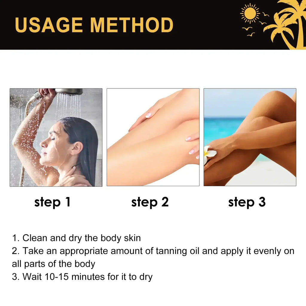 Ouhoe Self Tanning Oil – Natural Body Bronzer & Tan Booster Self Tanning Oil Zpaxo