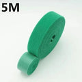 Cable Organizer Management Wire Winder Tape Earphone Mouse Cord Ties Zpaxo Green-5m
