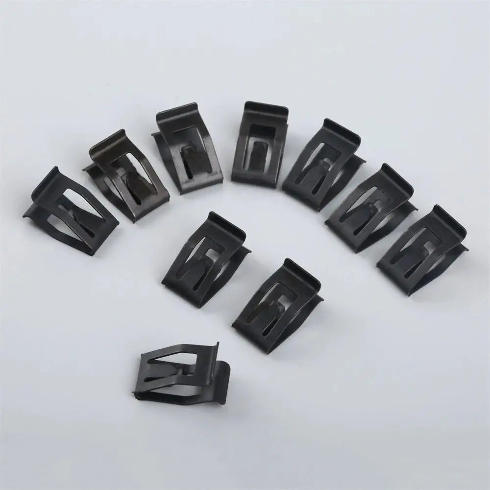 Black Rivet Interior Trim Plate Metal Clip Auto Fastener Clip Front Console Retainer Dashboard Fastener Dashboard Rivet Zpaxo