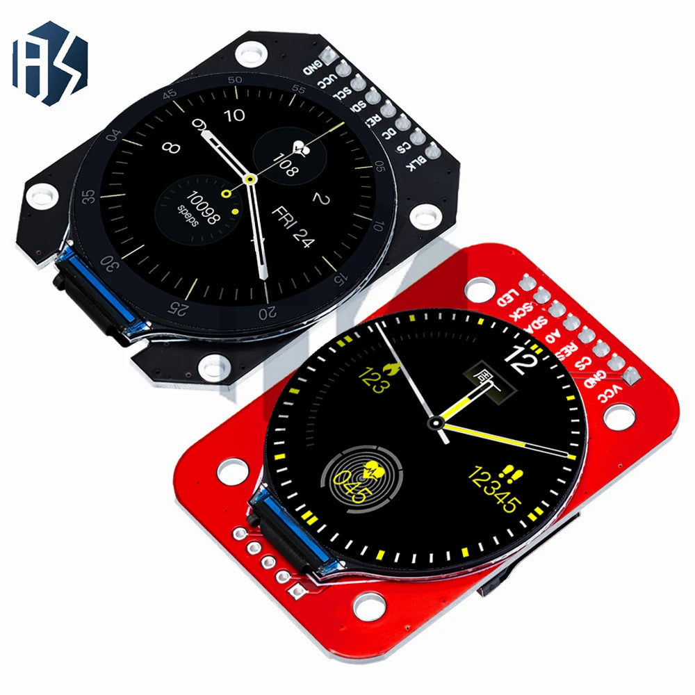 Round TFT LCD Display Module 240x240 RGB GC9A01 Driver 4-Wire SPI Zpaxo