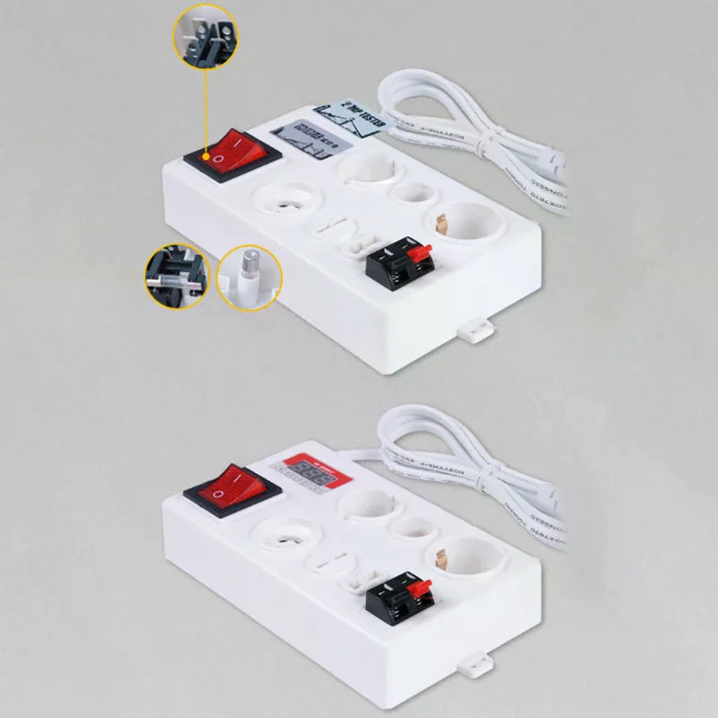 Led Tester E27 B22 E14 GU10 G4-G9 Light Bulb Multi-purpose Electric Zpaxo