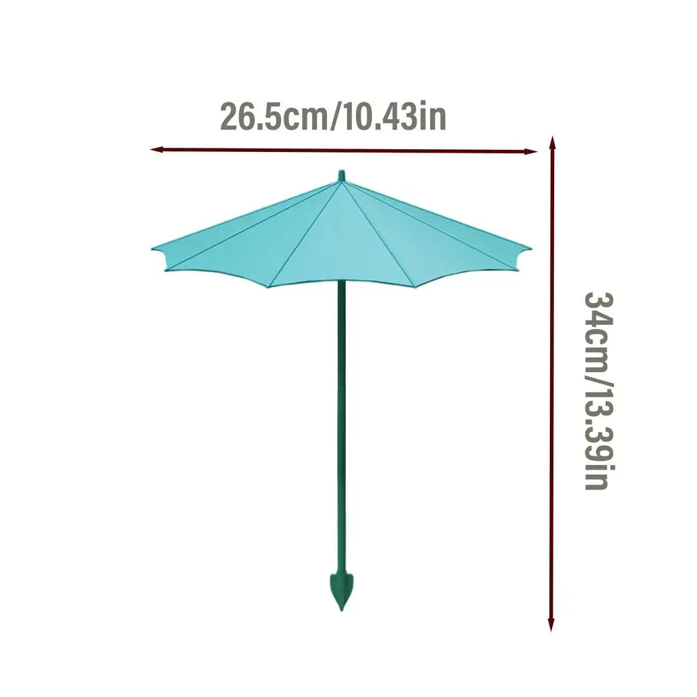 Plant Umbrella Small Outdoor Potted Shade UV Protection Garden