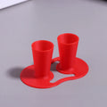 Inverted Glue Bottle Stand Holder Non-slip Base Office And Home Storage Unit For Glue Bottles Drip-free Stain-proof Design Tool Zpaxo Red